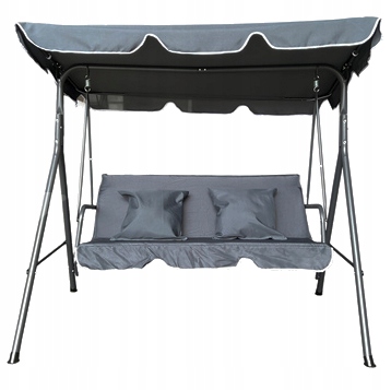 3-MIESTNA Záhradná Hojdačka 260 Kg, Vankúšová Lavička