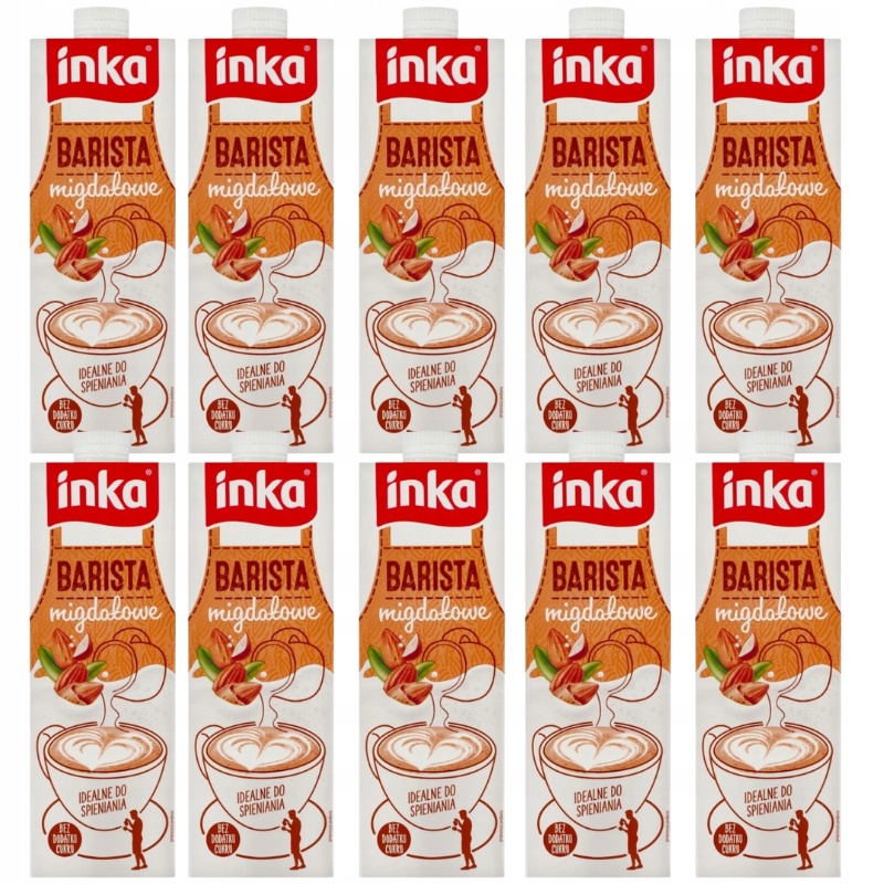 Levně Inka Nápoj Barista Mandlové Rostlinné mléko bez laktózy 1L