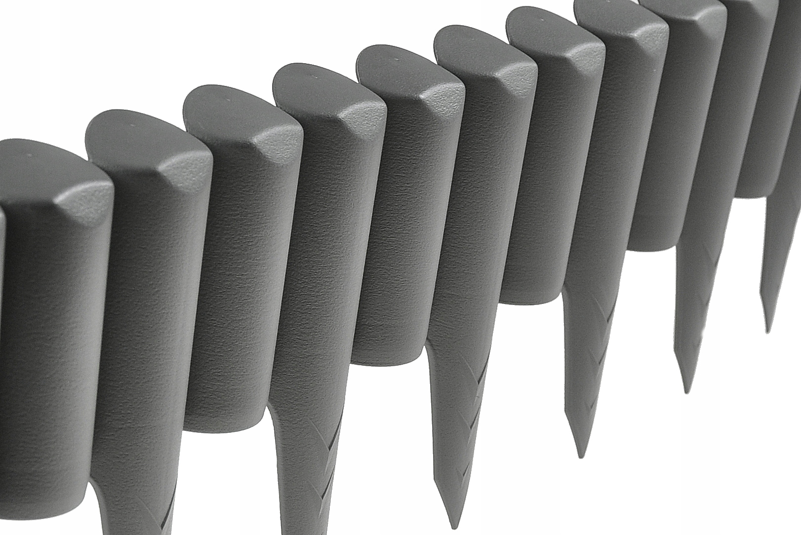 Záhradná Palisada 15 m. Šedá Border Vysoká Okrajová Trávniková