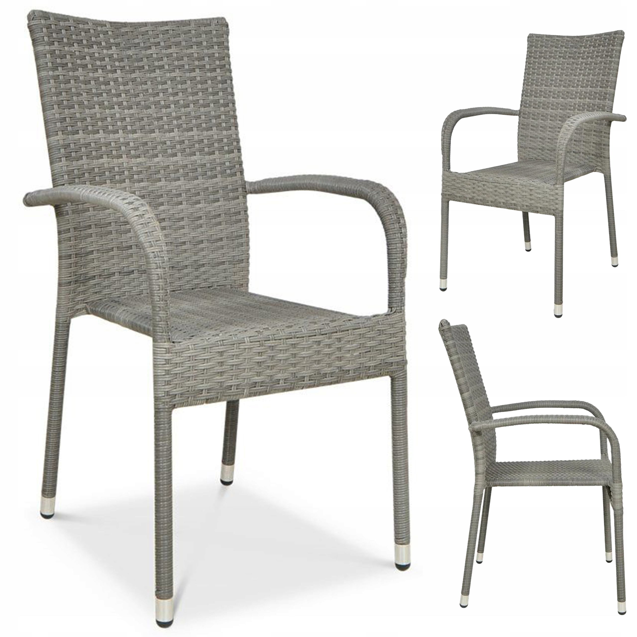 Zahradní křeslo na balkon Terasa Zahrada Technorattan Fiesta Dolphin Šedá