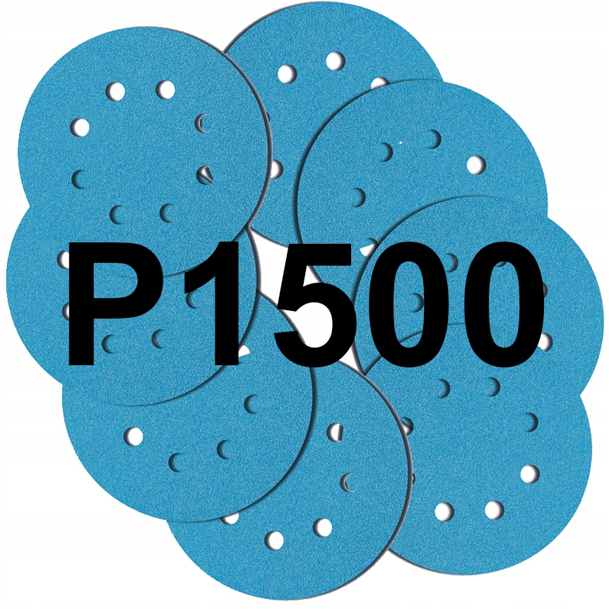 

Krążek Ścierny 125mm Papier Ścierny P1500 10 szt.