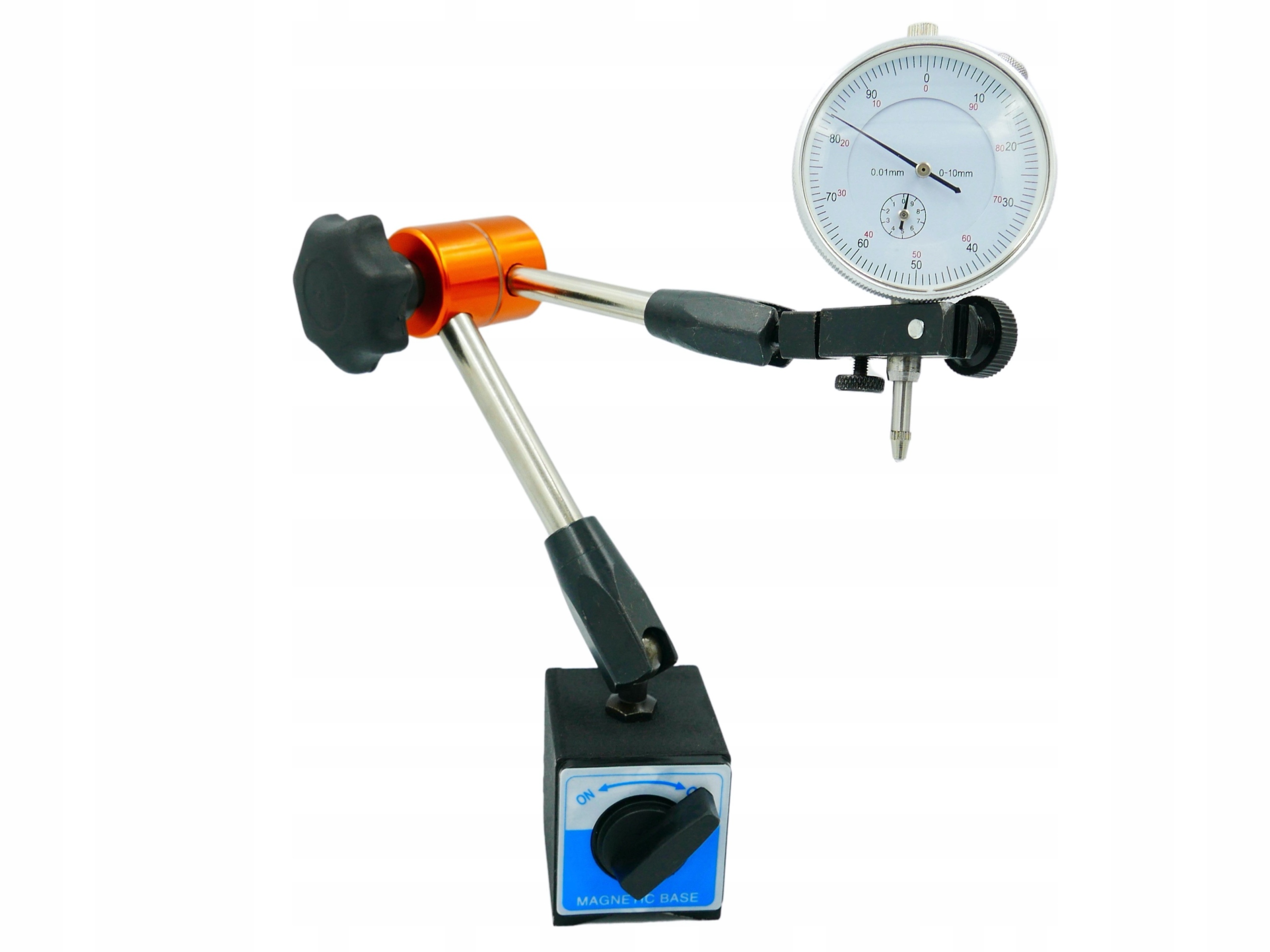 CZUJNIK ZEGAROWY STATYW MAGNETYCZNY AUTO WALIZKA Measuring Range 010 mm