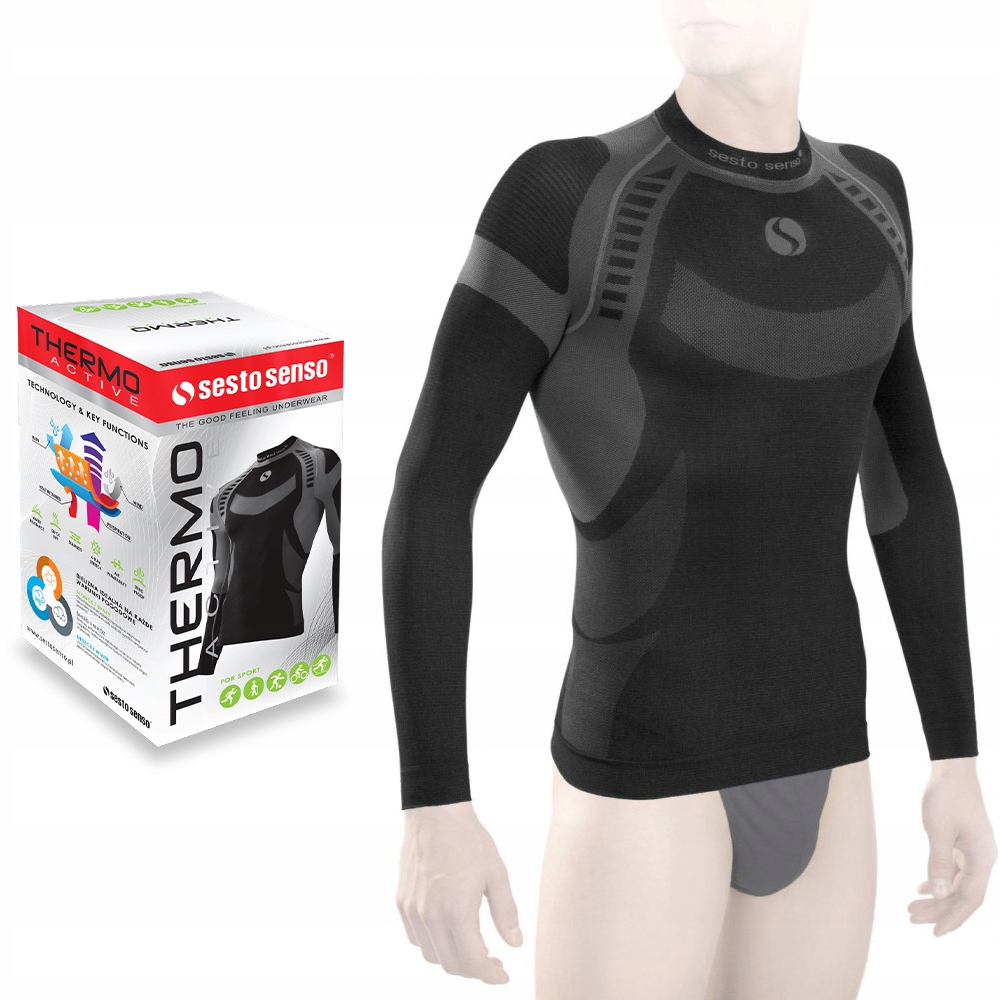 Termoaktivní tričko pánské teplé termo triko Sesto Senso S