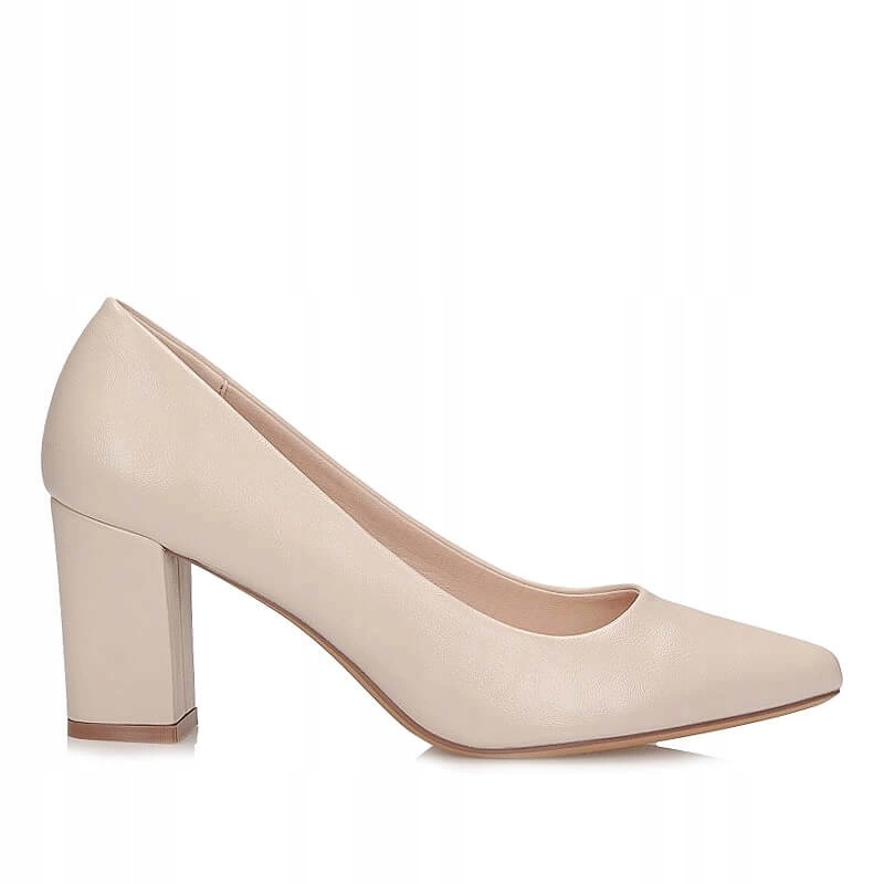 Dámské lodičky Sergio Leone Pb 414 béžové nazouvací na podpatku