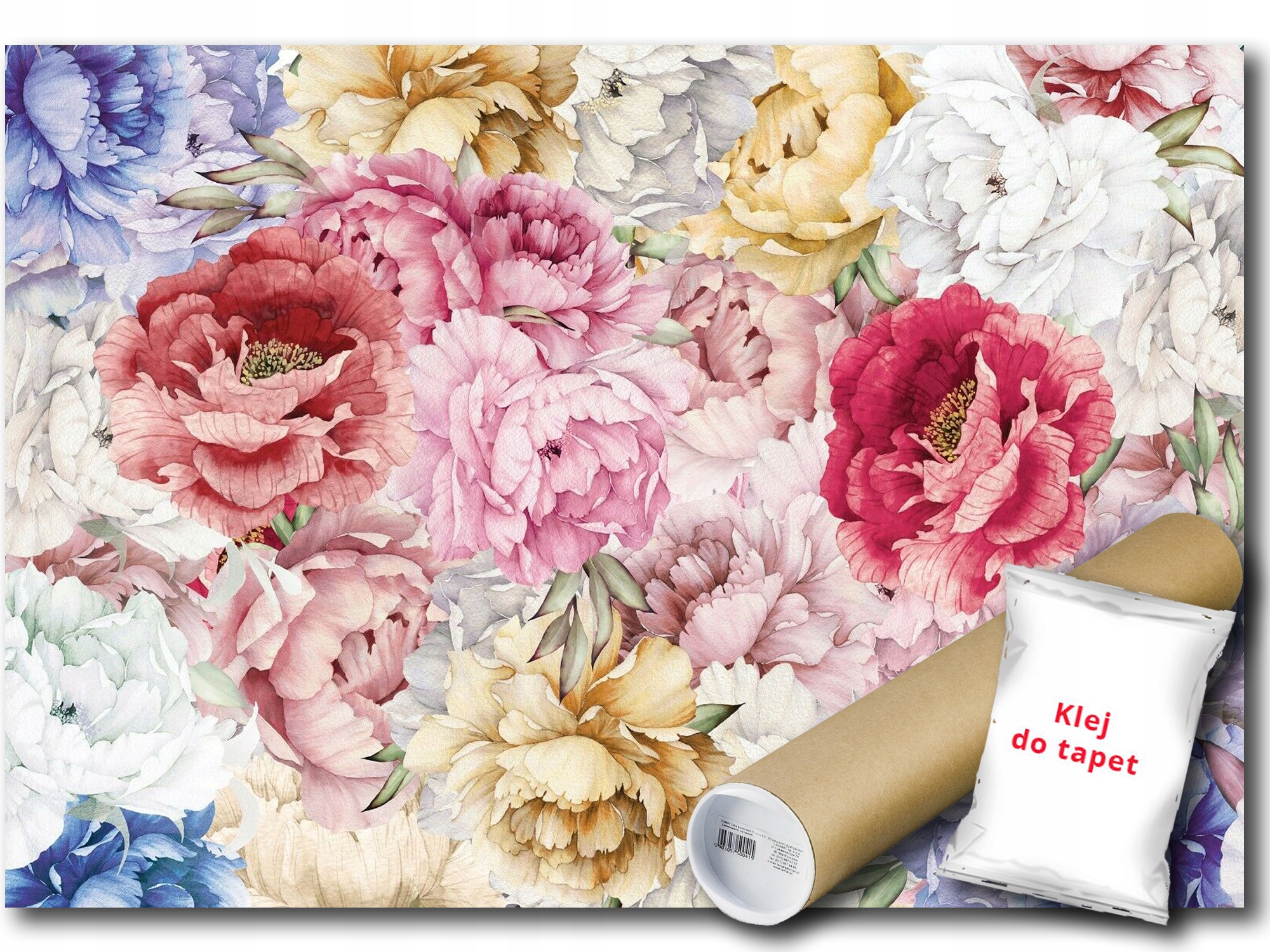 Vinylová Fototapeta Farebné Kvety 368x254