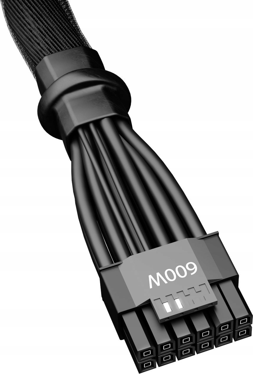 

be quiet! 12VHPWR PCIe 12-pin x2, 0.6m, Czarny