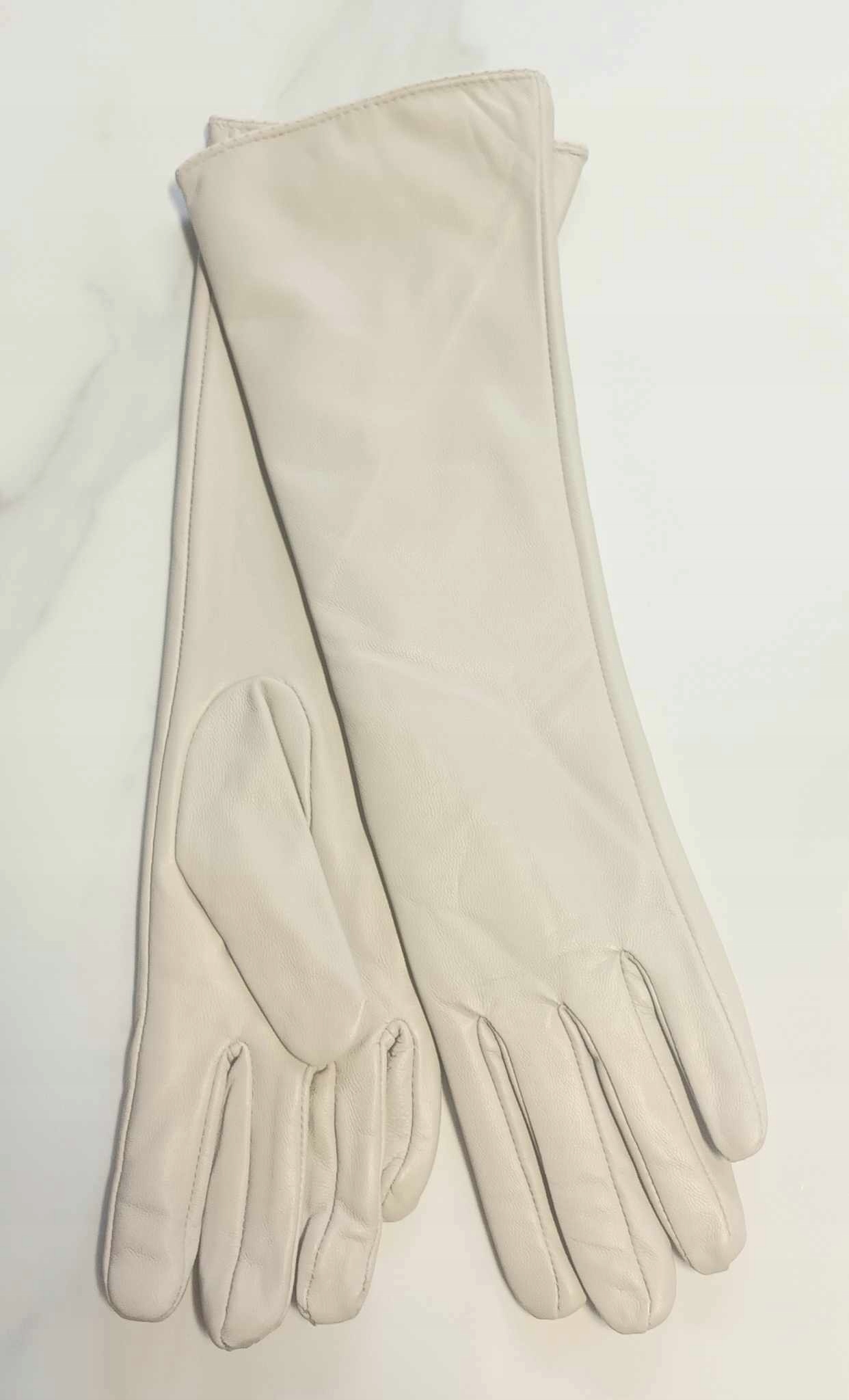 DŁUGIE RĘKAWICZKI SKÓRZANE ROZMIAR M Cechy dodatkowe ocieplenie