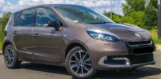RAMIĘ + WYCIERACZKA TYŁ RENAULT SCENIC 3 SCENIC III 2009 - 2016 r Strona zabudowy tył
