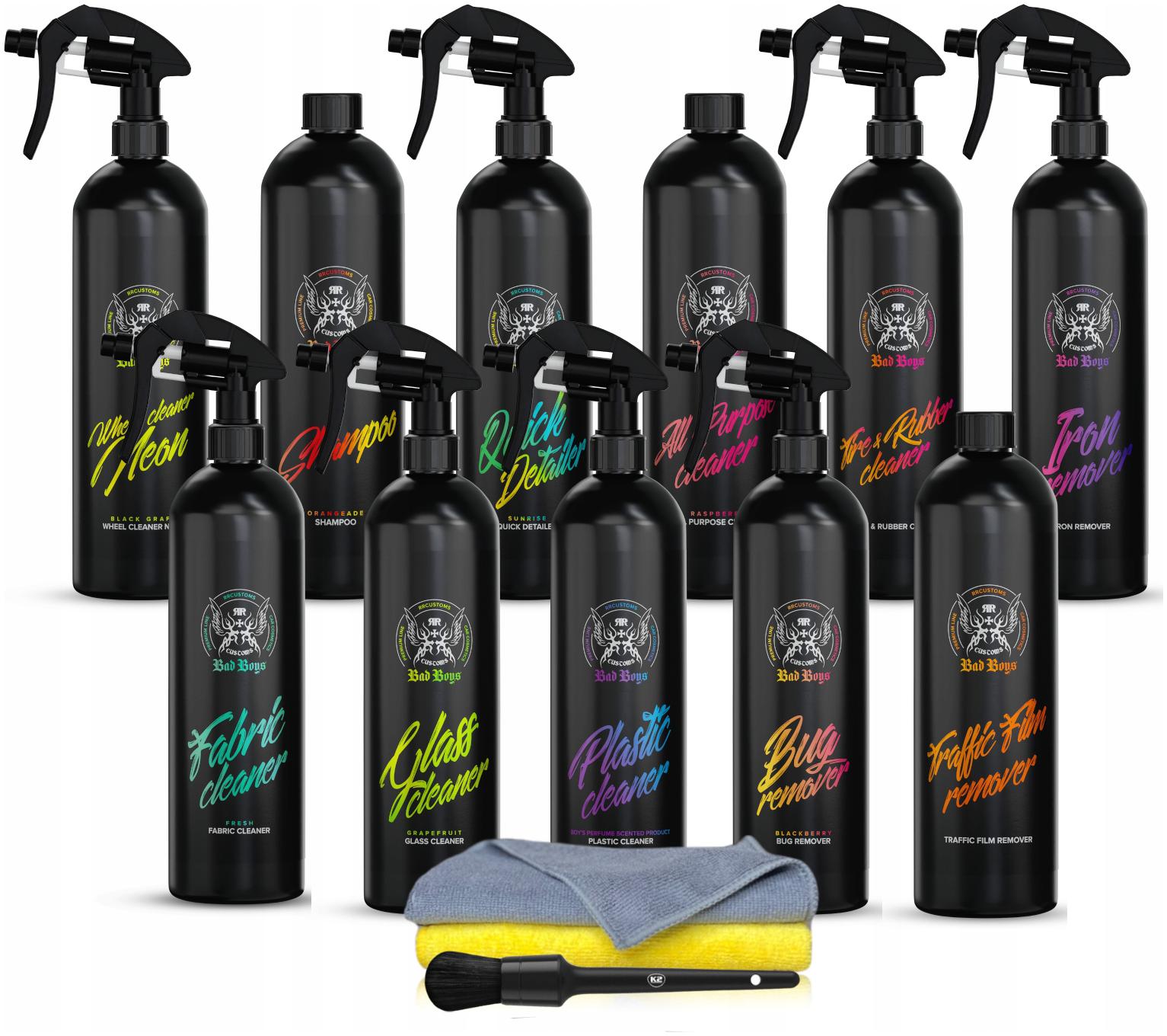 RR Customs RRC Bad Boys Mega Zestaw Kosmetyków Do Auta Detailing Prezent