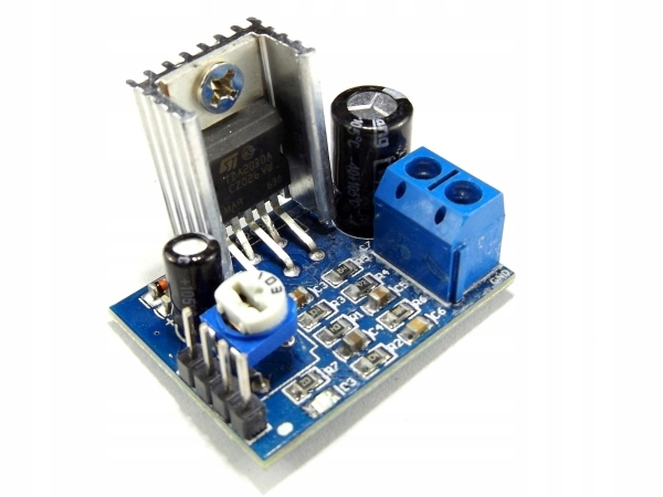 Wzmacniacz audio 10W 12V na bazie TDA2030.