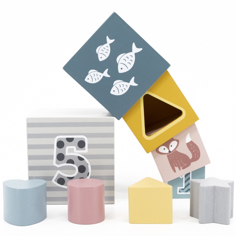 Viga PolarB Piramis Oktató puzzle Sorter