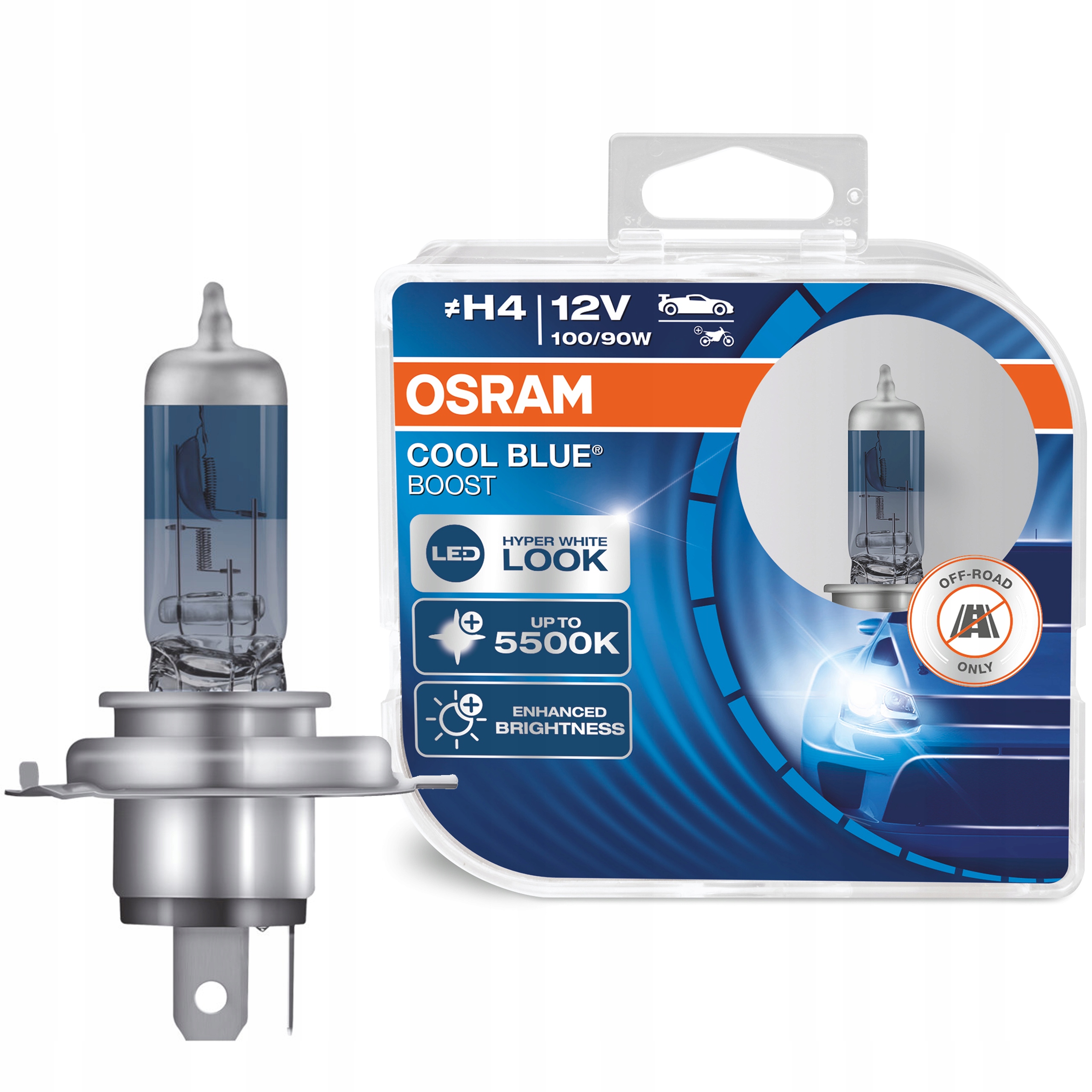 

Osram Cool Blue Boost NextGen H4 Nowa Generacja