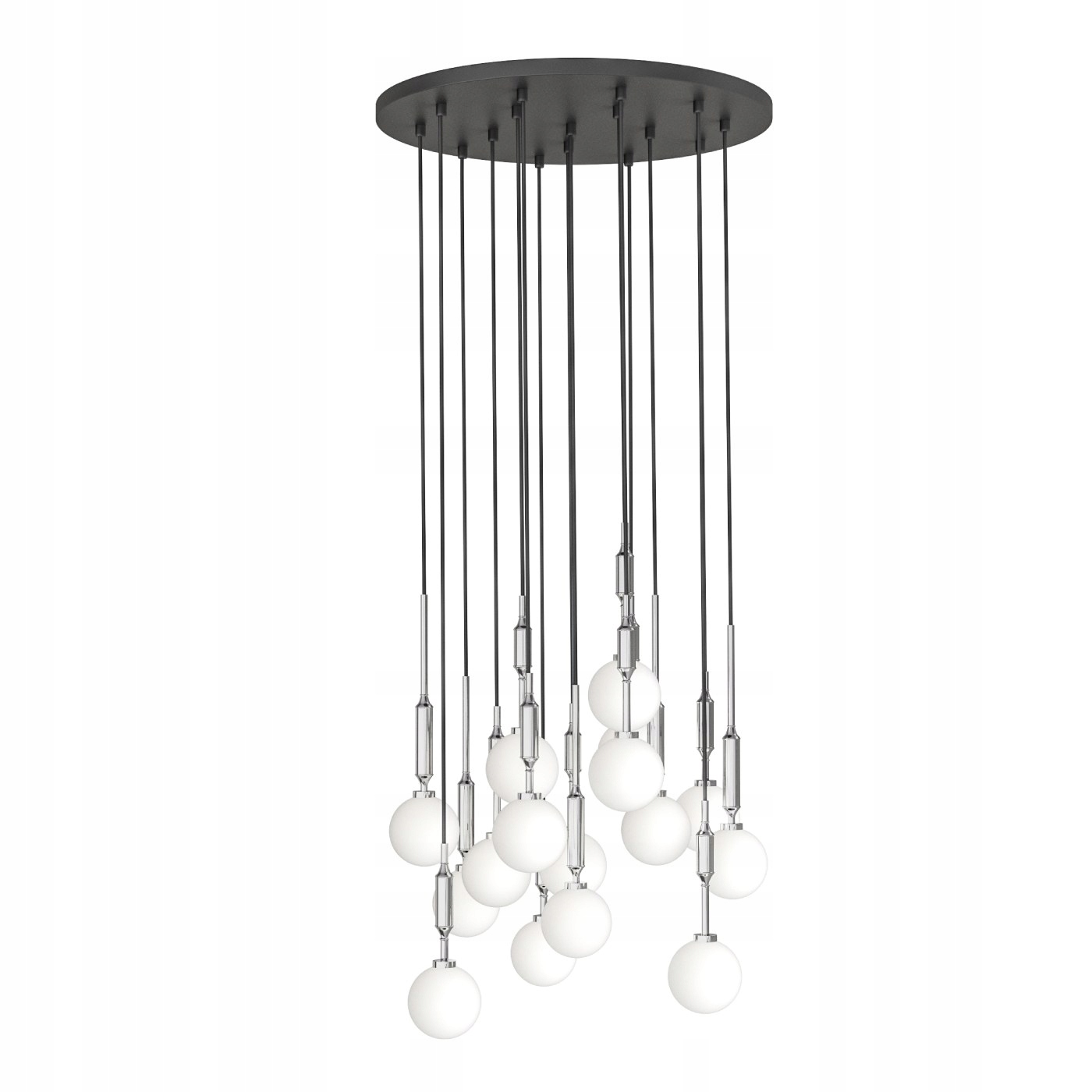 Lustr OR85419 styl new hampton perly na stříbrných úchytkách do lobby