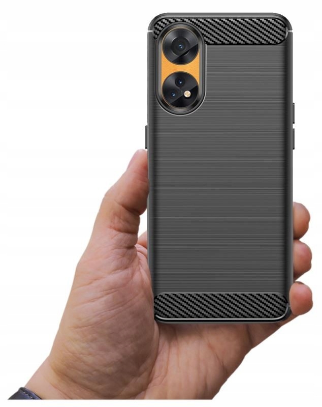 

Etui do Oppo Reno 8T 4G Bumper Carbon Lux czarne