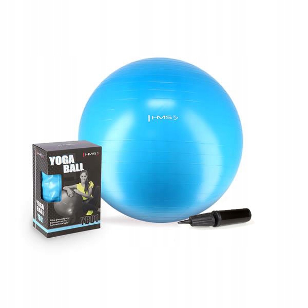 

Piłka Gimnastyczna do siedzenia 75cm + Pompka Hms