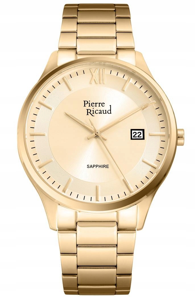 Nové Originální Pánské Hodinky Pierre Ricaud P97262.1161Q zlaté, náramek