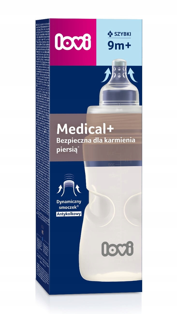 Lovi Butelka Medical + 330ml Pojemność 330 ml