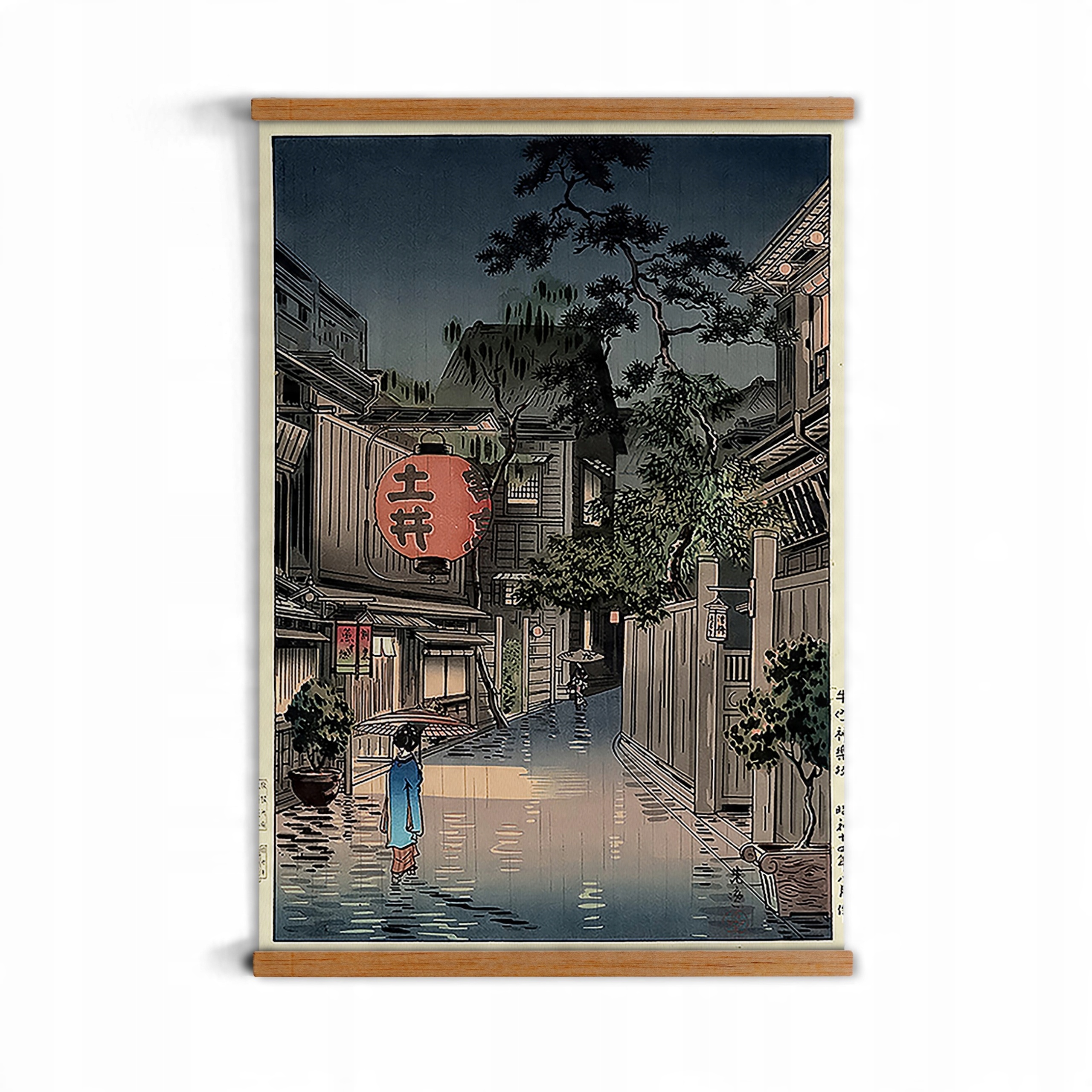 

poster w ramce Miasto Japonia naturalny kolor A1