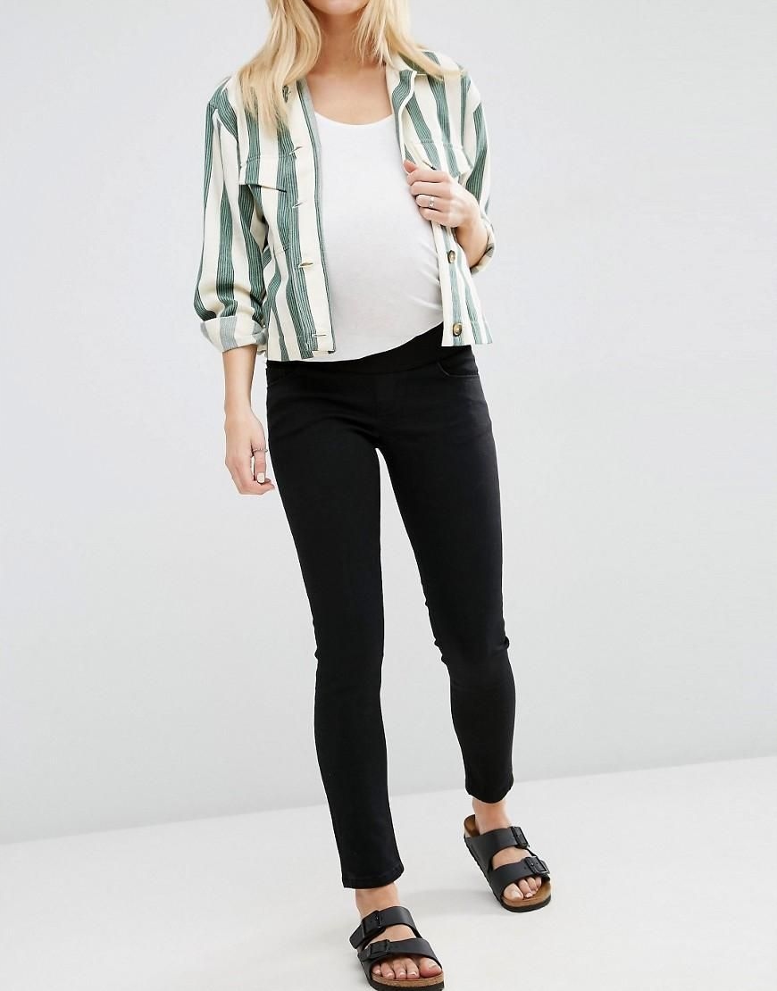 MATERNITY JEANSY GŁADKIE ROZM 30 423