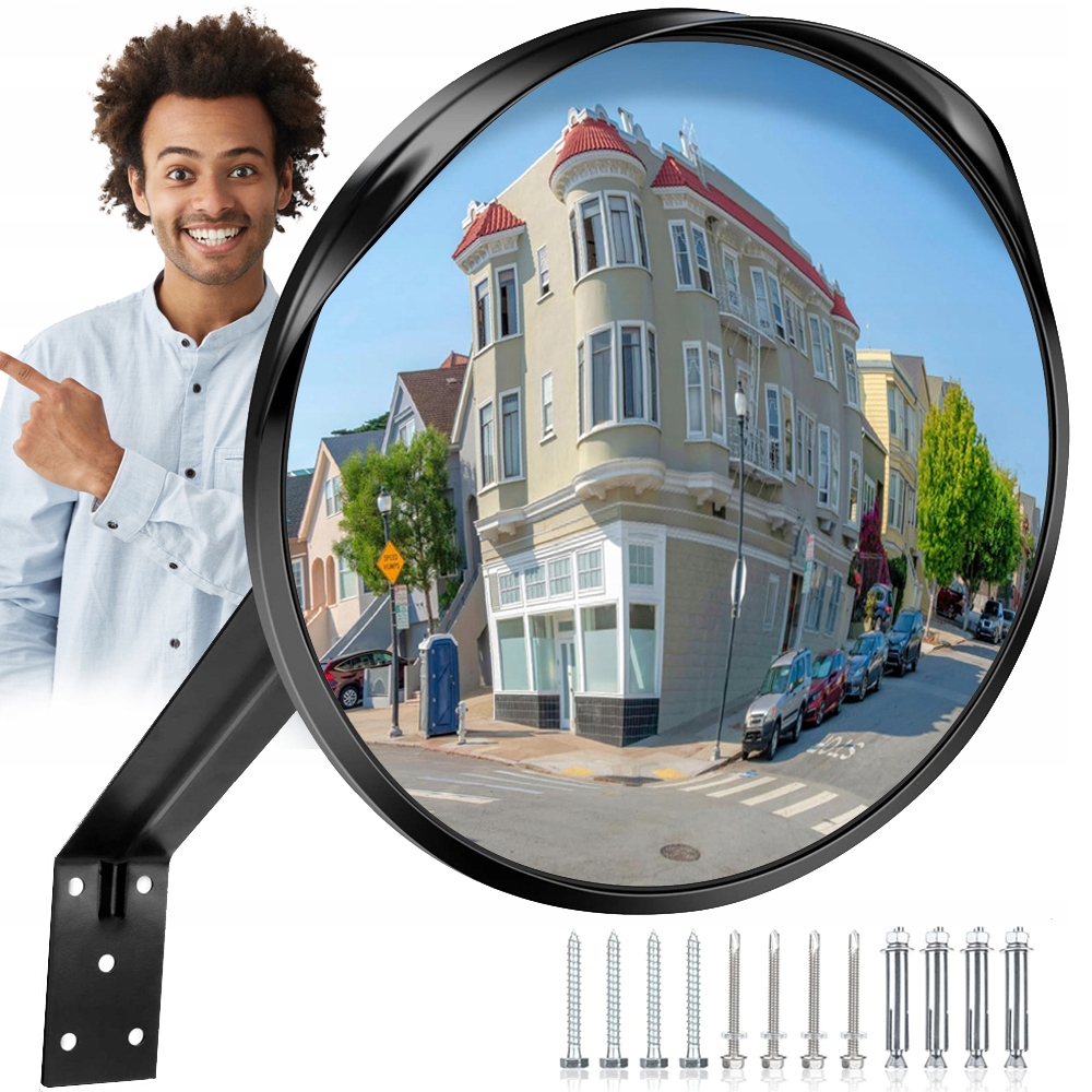 Konvexní Zrcátko Pro Silniční Provoz Konvexní Zrcadlo Na Garáži