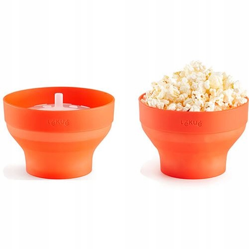 

Pojemnik Popcorn Silikonowy x 2szt mikrofali Lekue