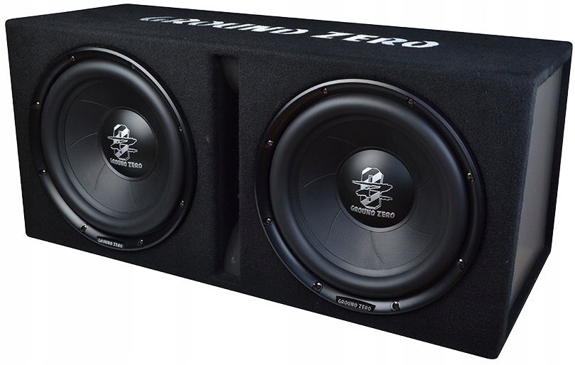 Ground Zero Gzib 2.30BR-ACT aktywny subwoofer 2x 10 cali 250W Rms 400W
