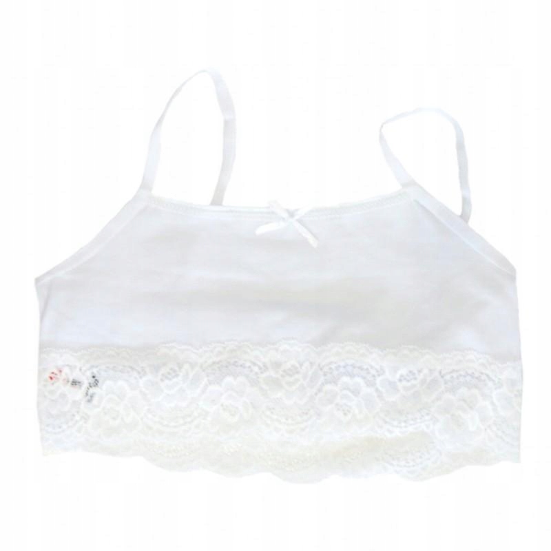 

Moraj Top Dziewczęcy Bawełniany 128 Biały