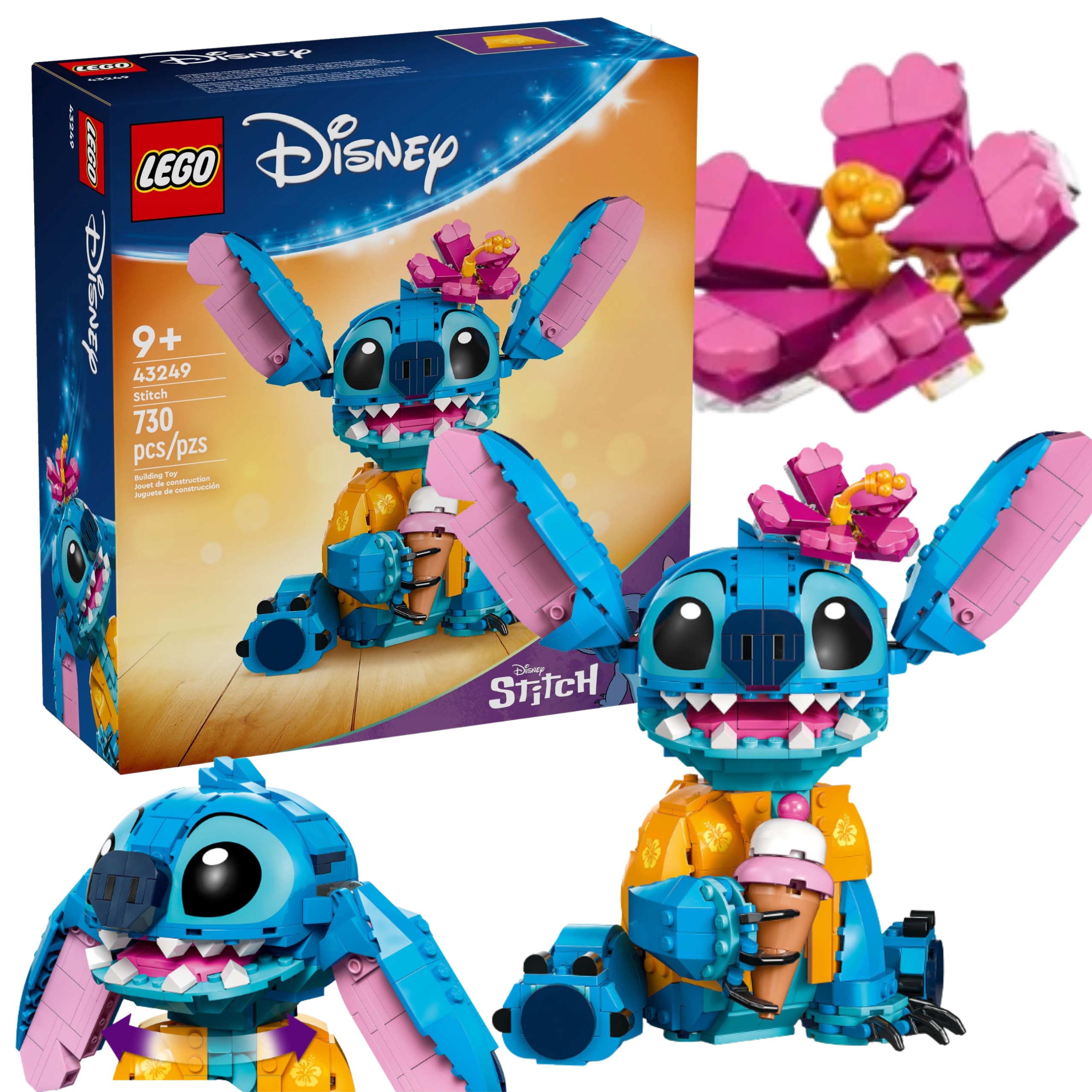 Lego Stich 43249 Tbd Disney Animation 2024 Na Święta Mikołaj Zestaw