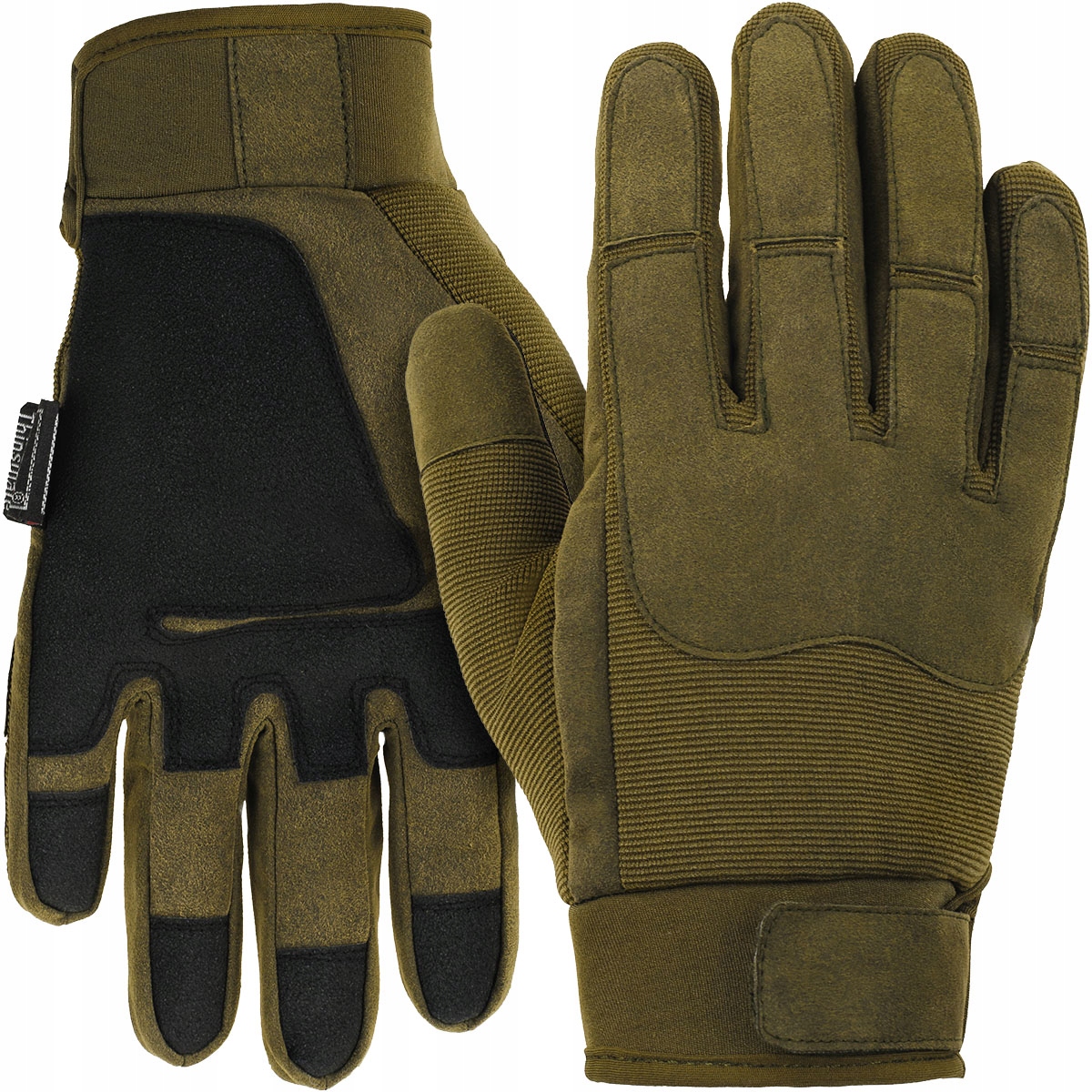 MIL-TEC ARMY GLOVES ZIMOWE CIEPŁE RĘKAWICE RĘKAWICZKI TAKTYCZNE OLIVE S