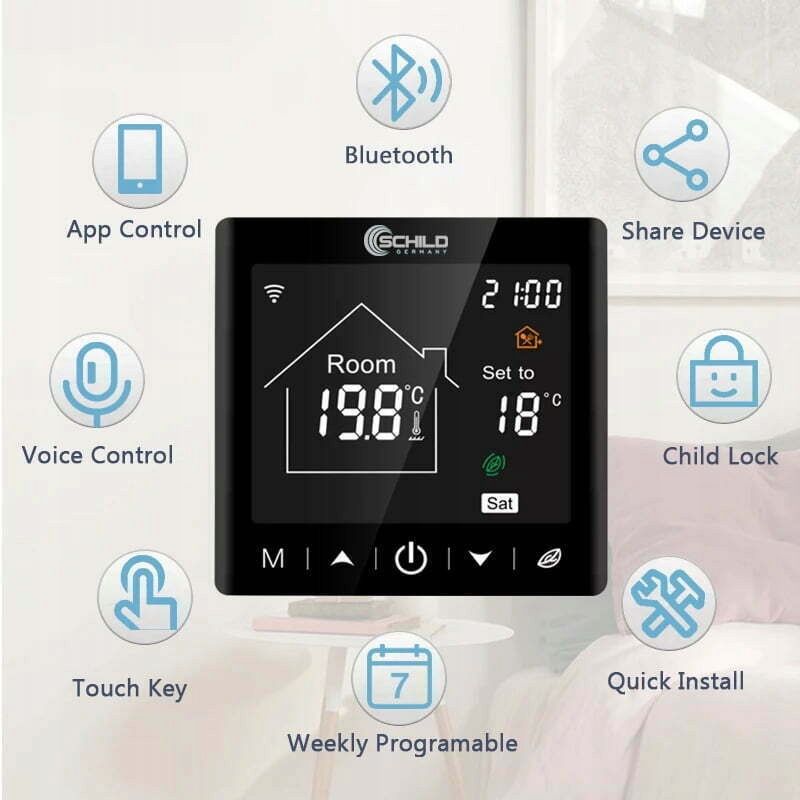 Sterownik BEZPRZEWODOWY do pieca gazowego WIFI Marka Schild