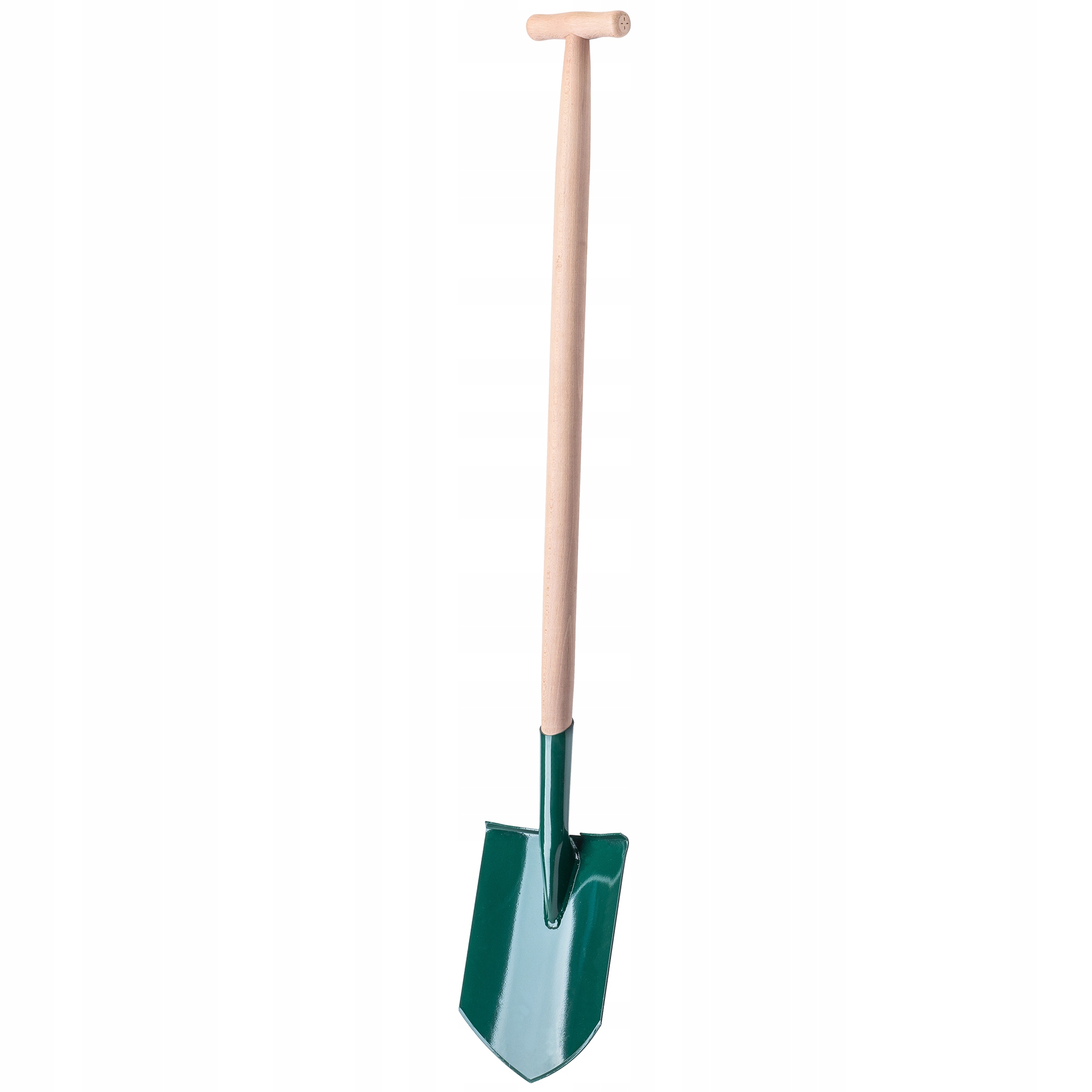 Lopata Rýč Ostrá Kovová Zahradní Dřevěná Rukojeť Silná 116 cm