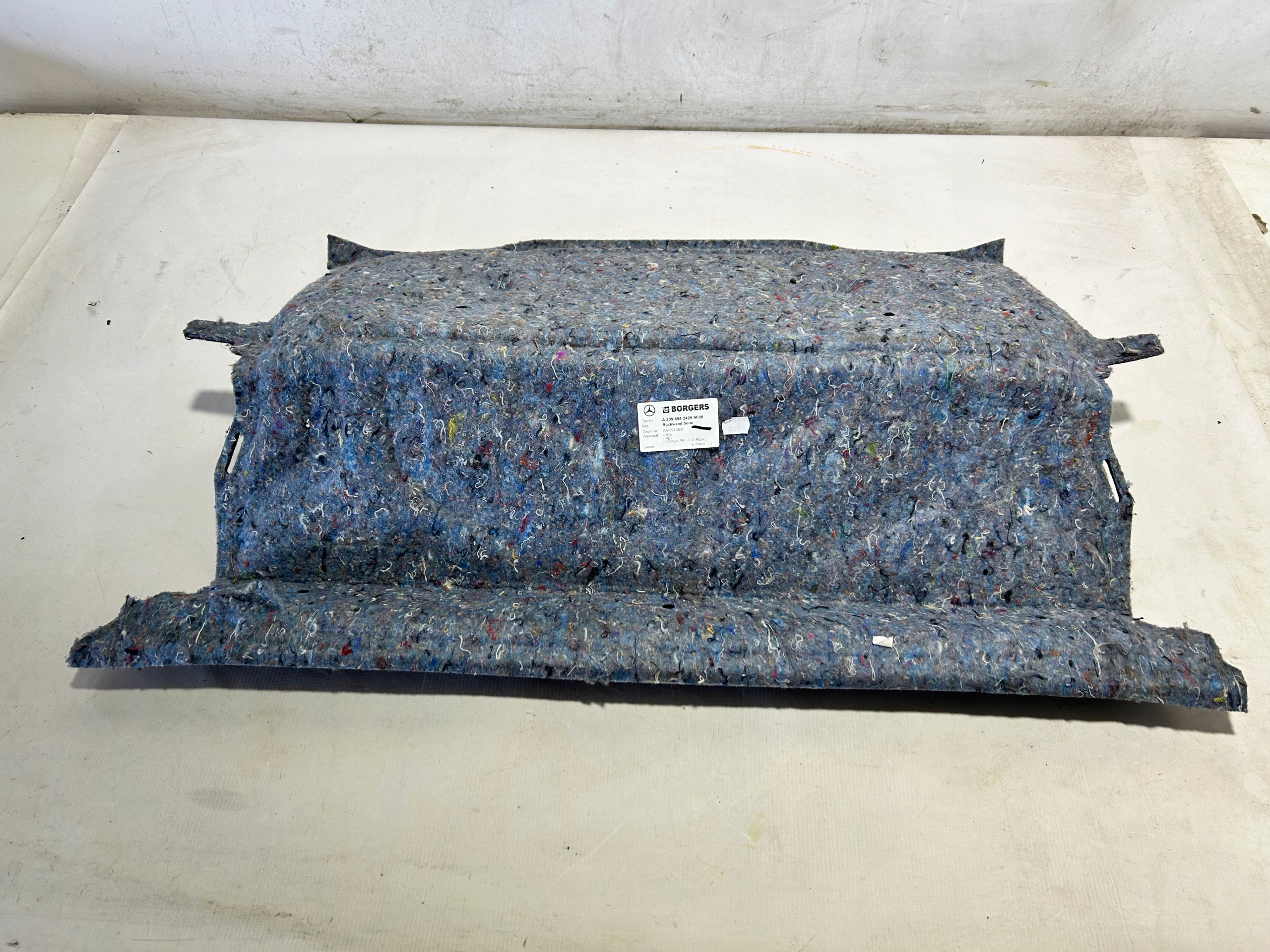 MERCEDES CLK W209 mats upholstery boot