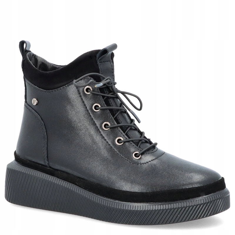 Dámské kožené tenisky Filippo DBT4799/24 Černé 36