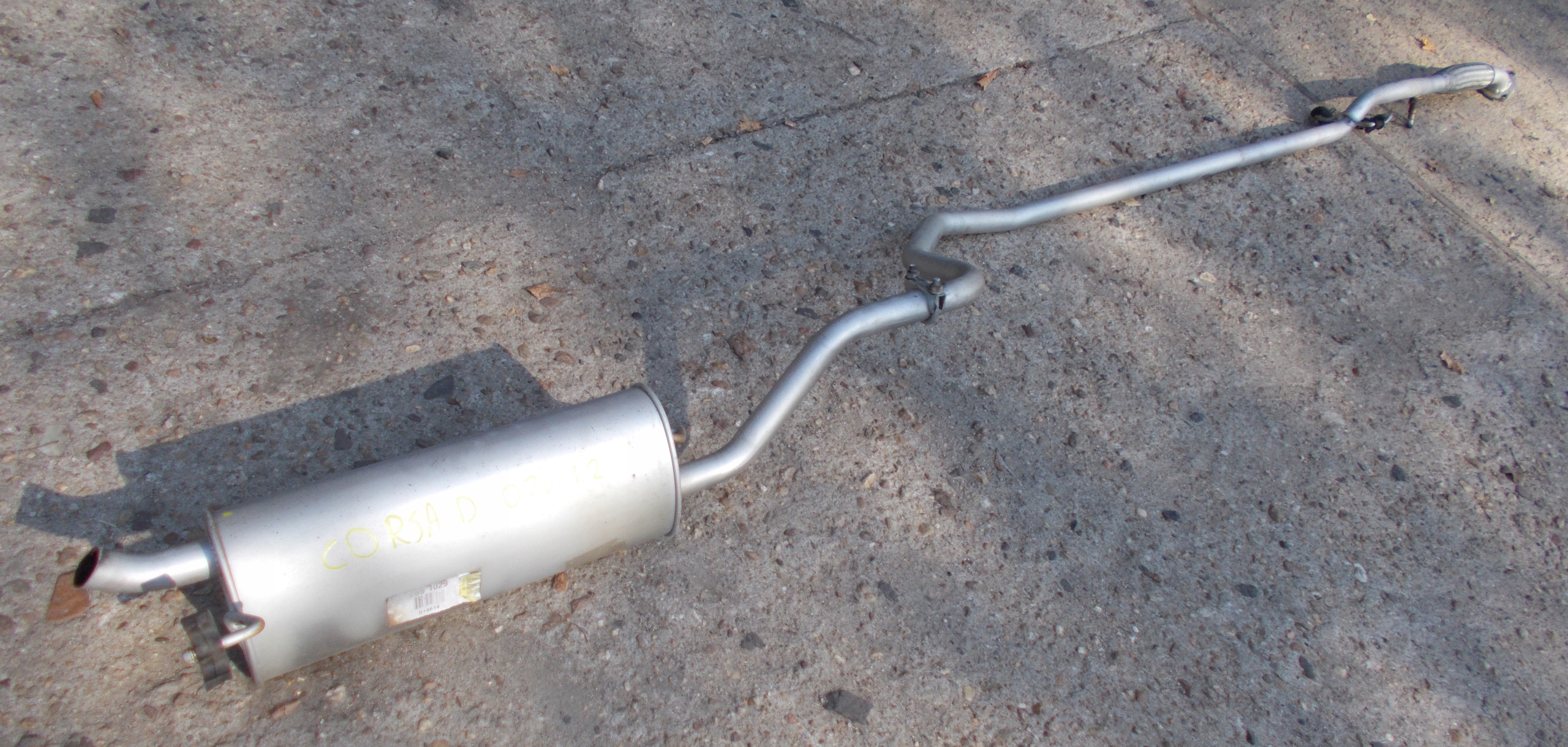 OPEL CORSA D 1.2 B 07R muffler, exhaust