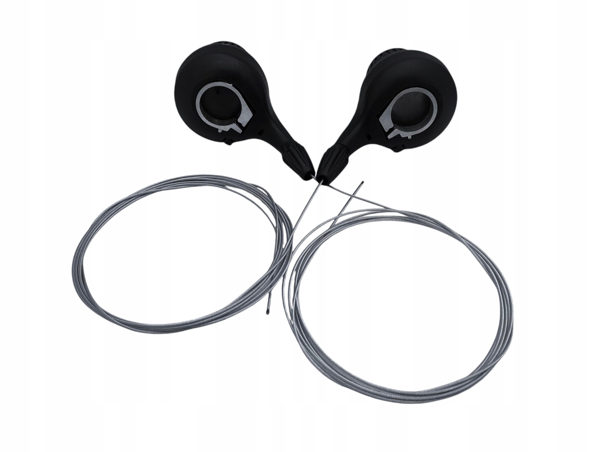 Dźwignie przerzutek Sunrun 3x6 Gripshift + linki Marka SunRun