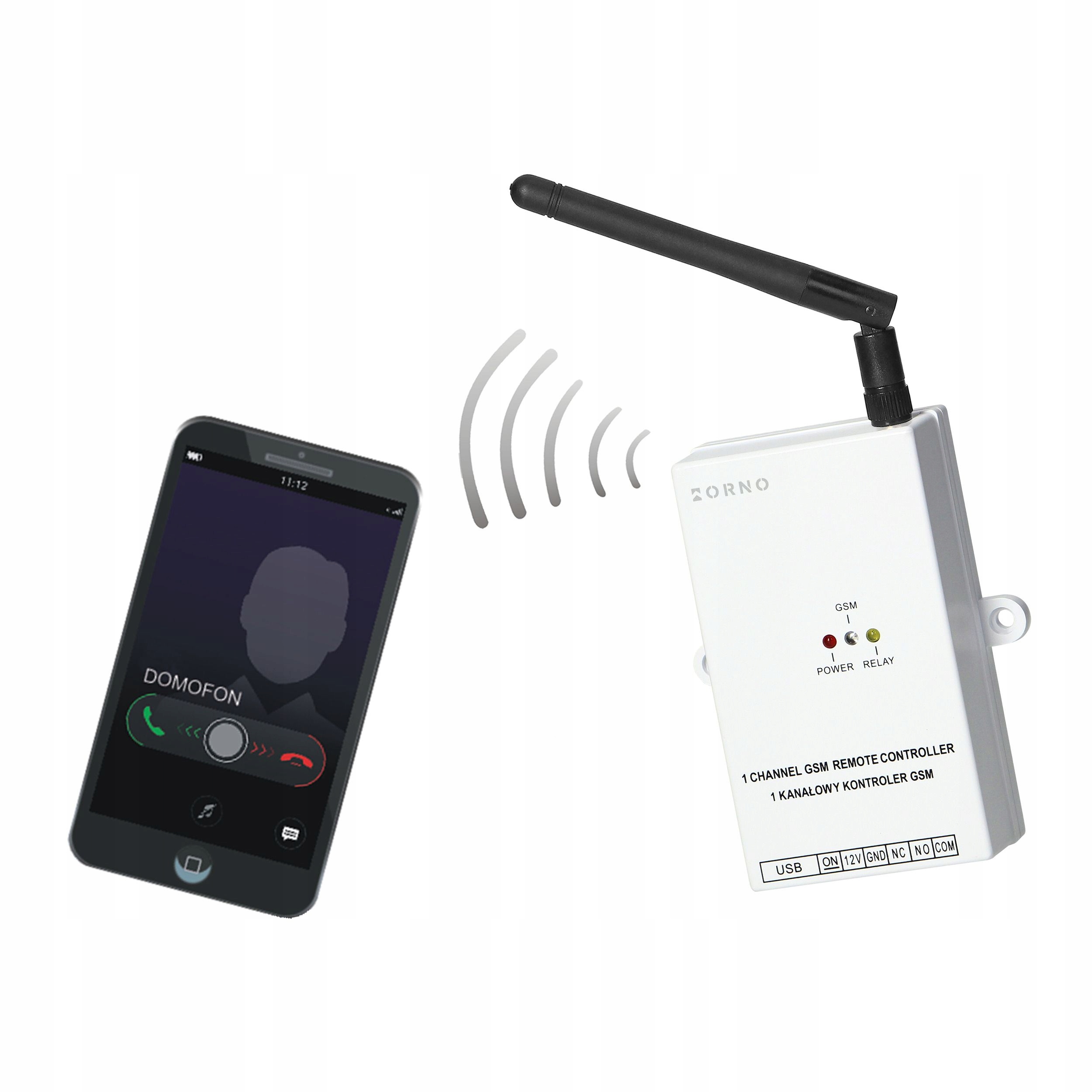 Ovládač Gsm na ovládanie brány s Usb vstupom