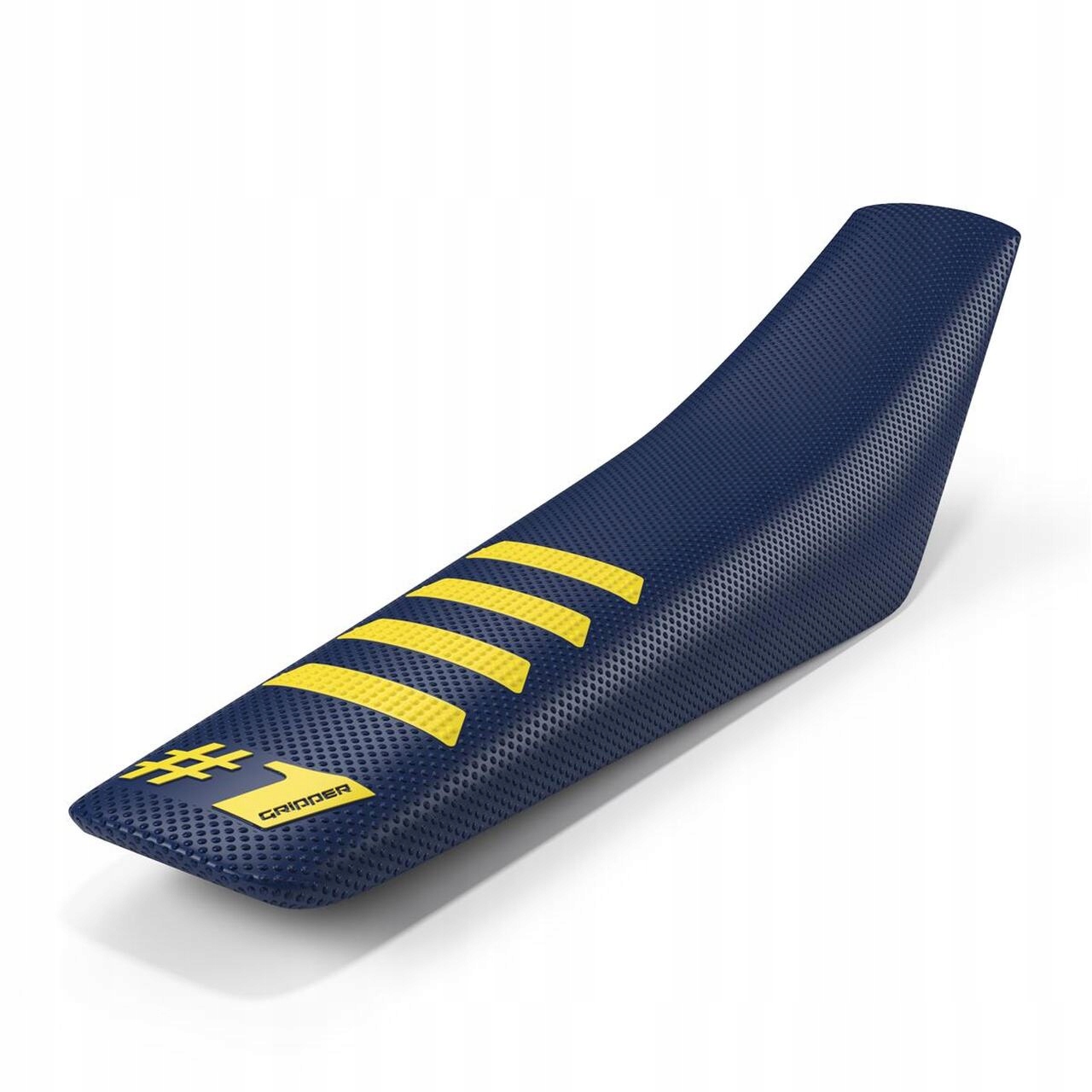 Poťah sedadla OneGripper Ribbed dark blue/yellow