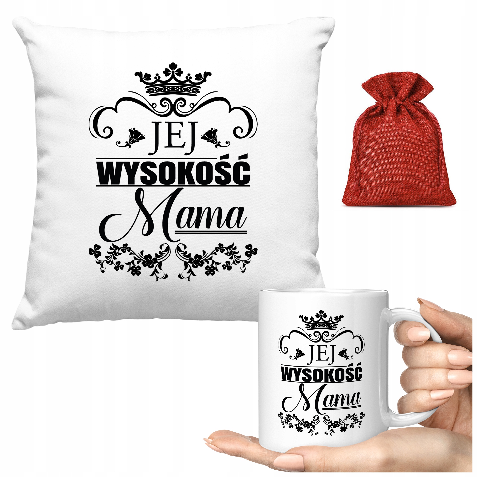 

Poduszka Kubek Jej Wysokosc Mama Dzień Matki