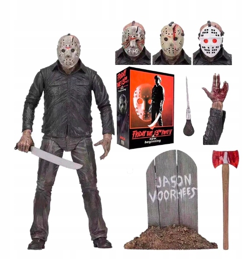 Jason Pátek 13. pátku 13. 18 cm Pohyblivá figurka příslušenství