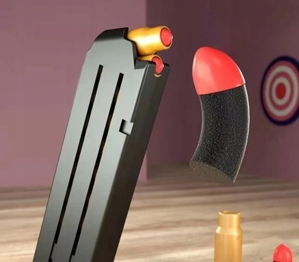 PISTOLET GLOCK BEZPIECZNE PIAKI EVA STRZAŁKI ŁUSKA Płeć chłopcy dziewczynki