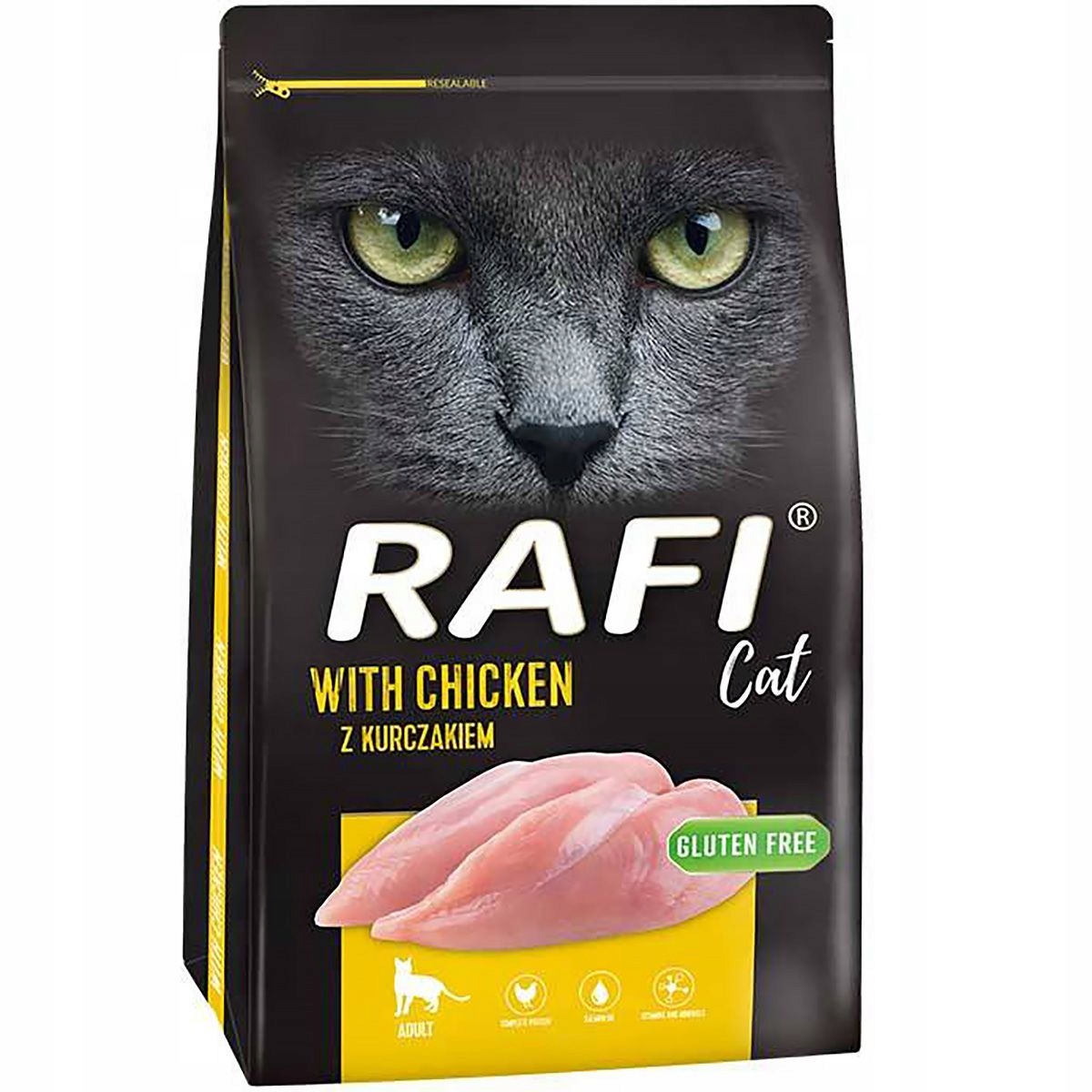 Levně Dolina Noteci Rafi Cat Chicken Krmivo kočky Pro Kočky kuřecím masem 7 kg