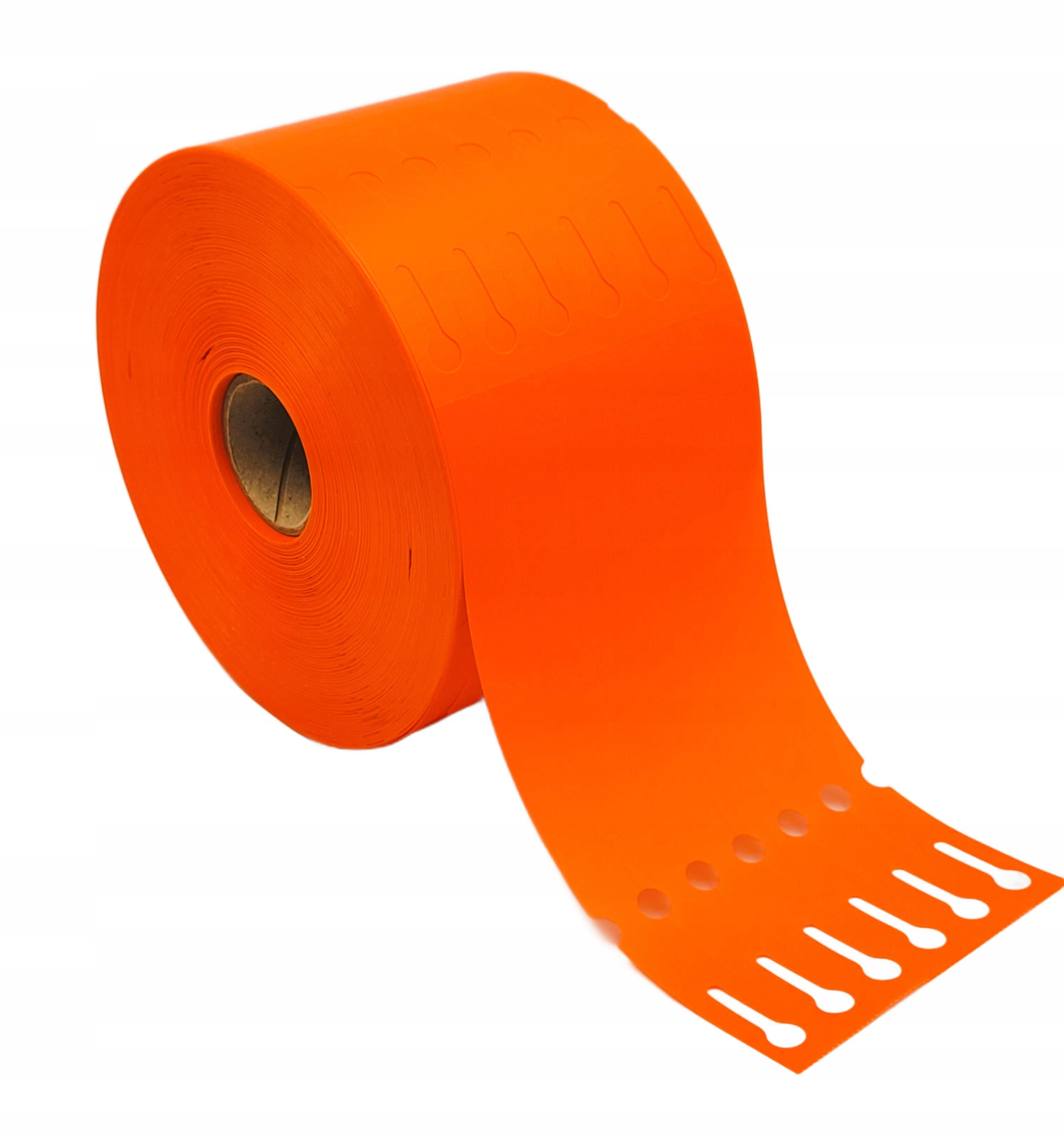 Smyčkové zahradnické sadové etikety Oranžové 250 mm x 17 mm (17 x 250)