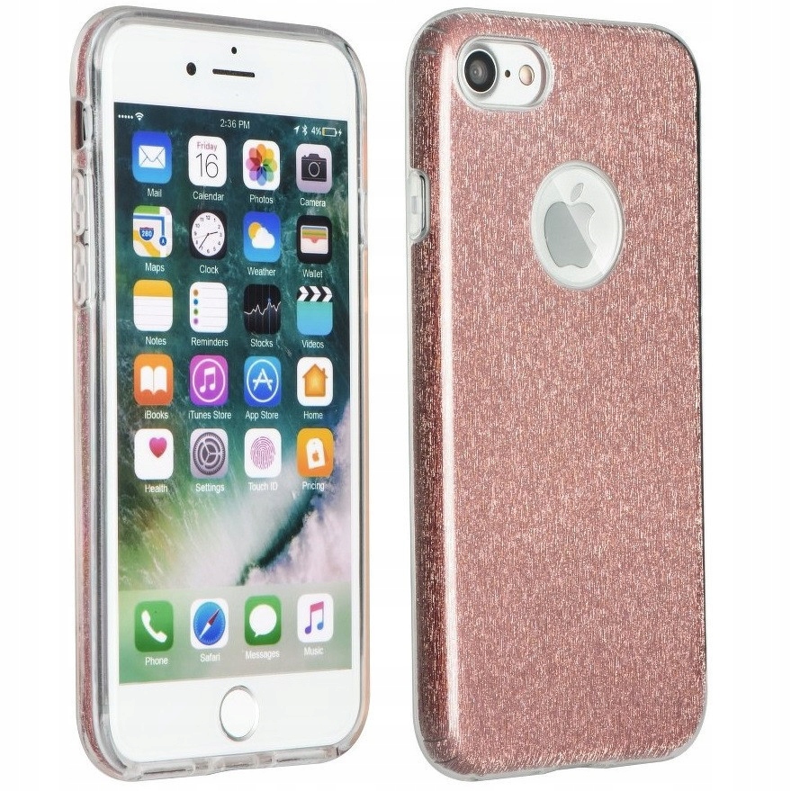 Xiaomi Redmi Note 13 5G, Silikonowe etui, błyszczące, Forcell Shining, miedziano-złote