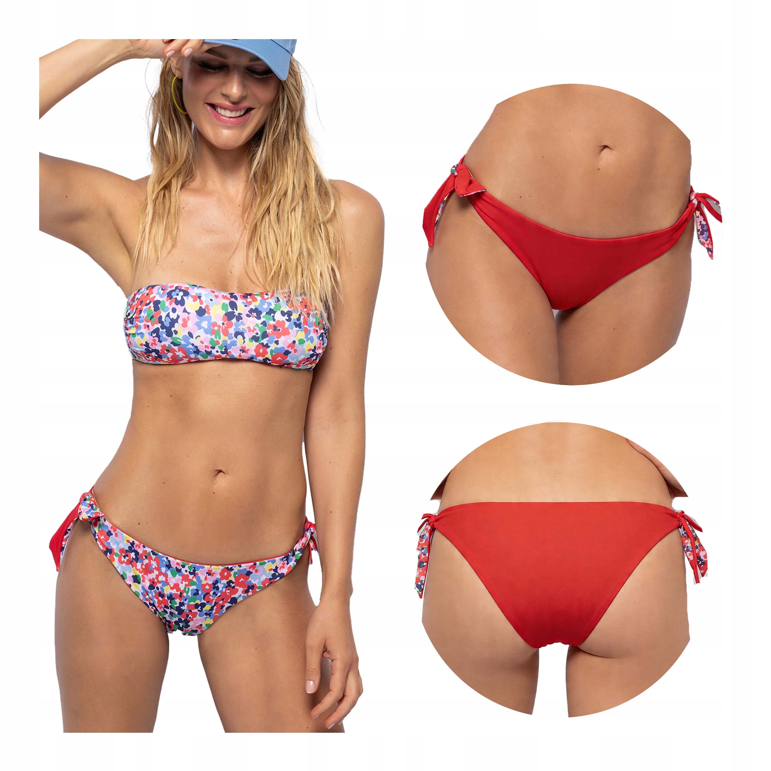 Dvoudílné plavky Oboustranné 75B bez ramínek Sielei