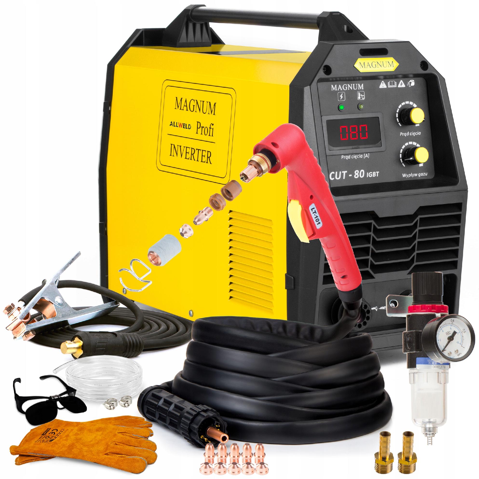 Plazmová Řezačka Plazmová Plazma Magnum Cut 80 Igbt 400V Hf Hliník