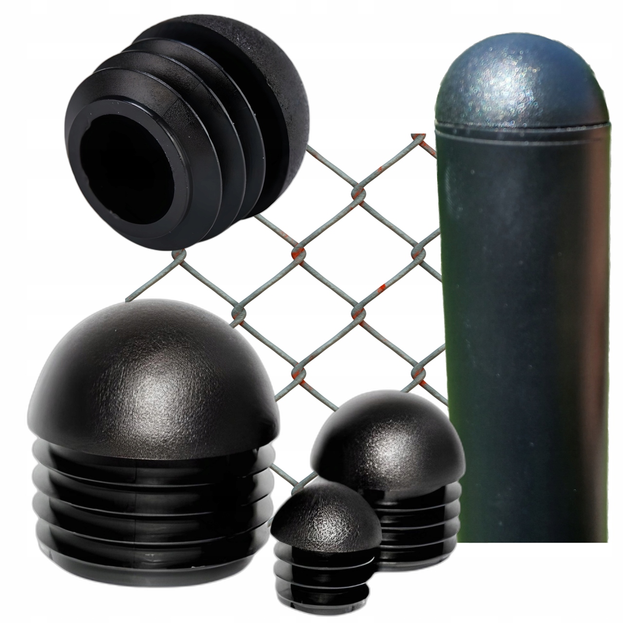 Záslepka na kulový profil Fi40 20 Ks