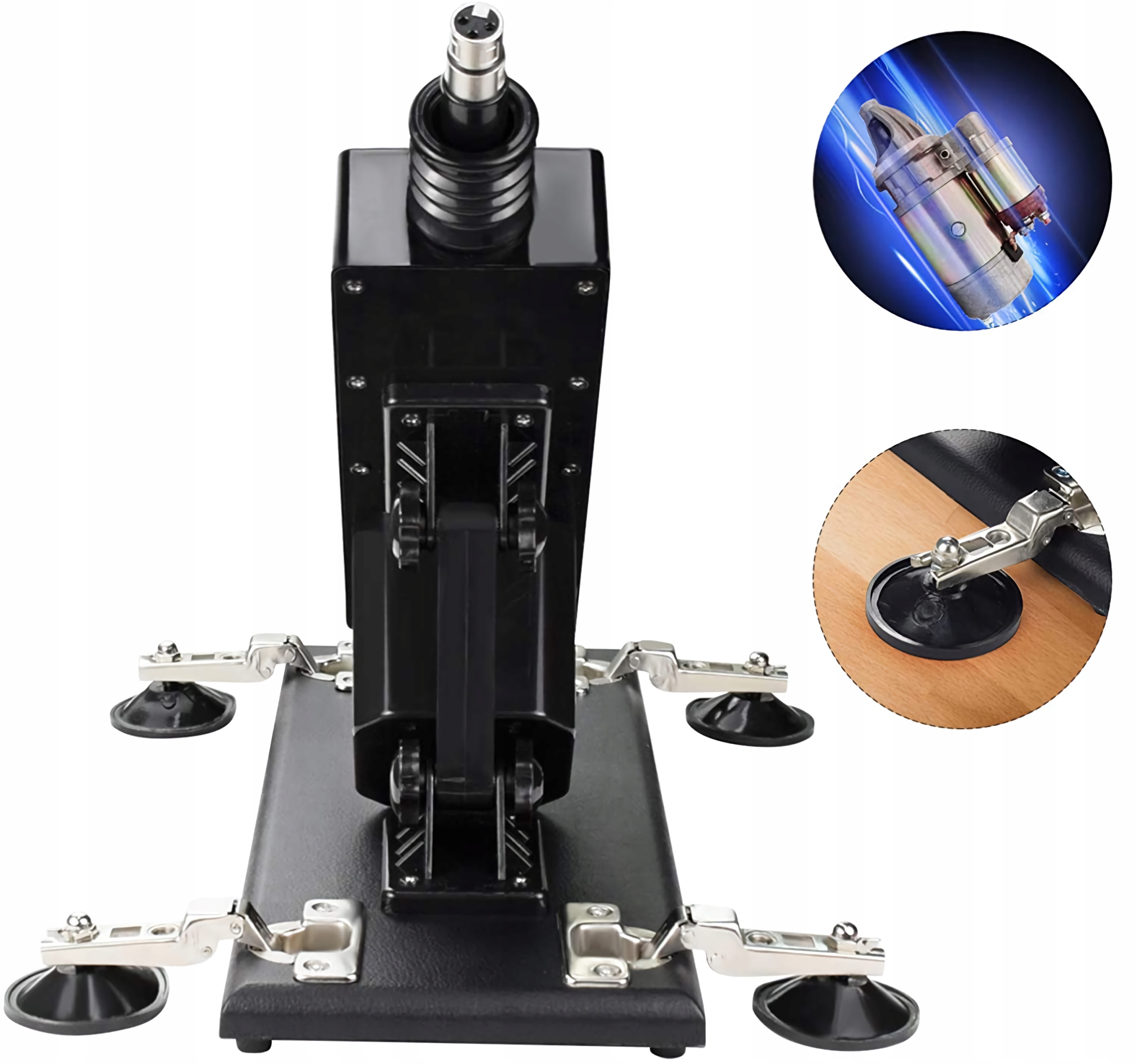 MEGA GADŻET REGULOWANA SEX MASZYNA MASTURBATOR 420 RUCHÓW MINUTĘ ORGAZM Materiał żel