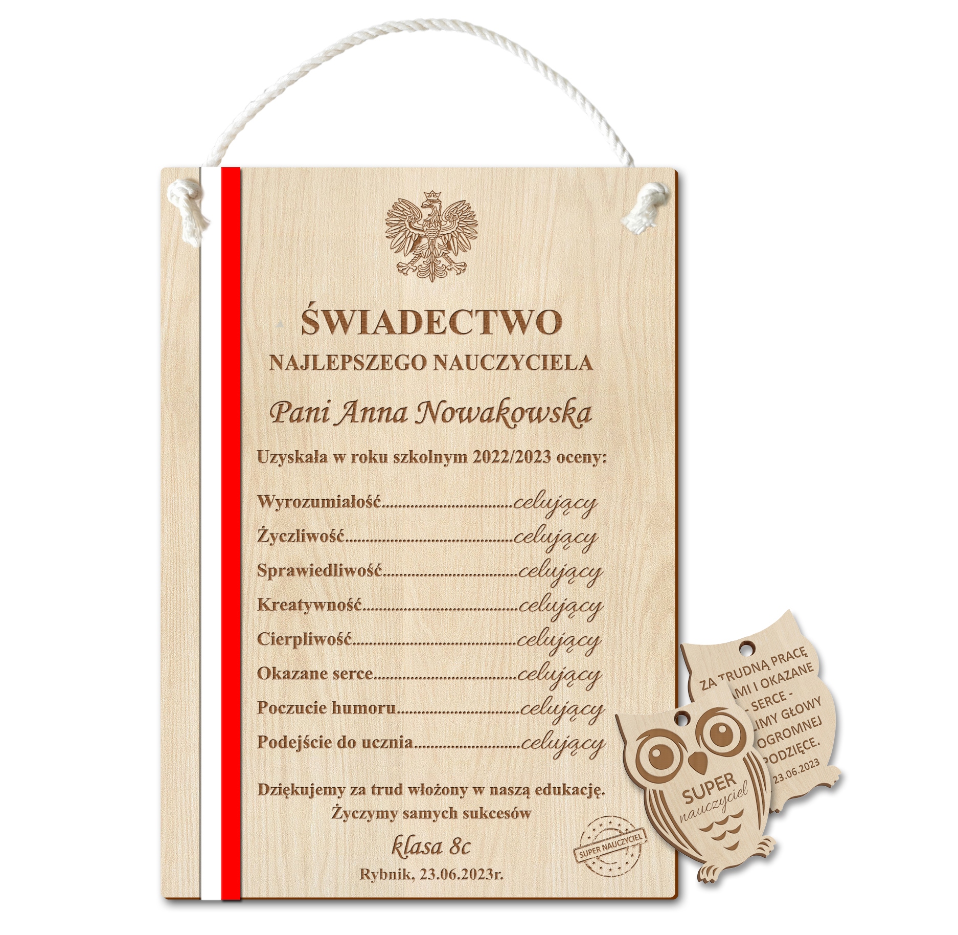 

Świadectwo dla nauczyciela Twój Tekst