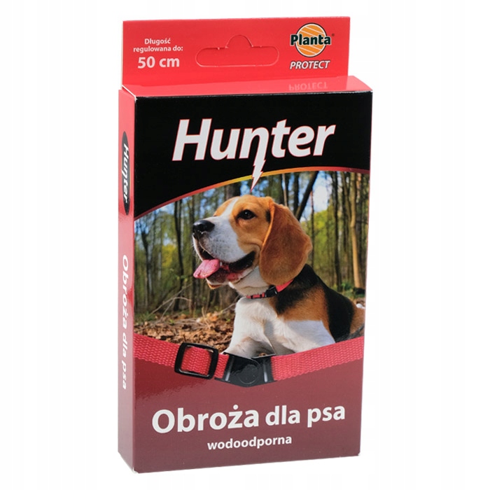 Levně Nastavitelný obojek pro psy Hunter 50 cm, červený