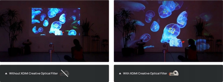 XGIMI MoGo 3 Pro + PowerBase Stand | Zestaw 2w1 | Projektor + statyw Pobór mocy 65 W